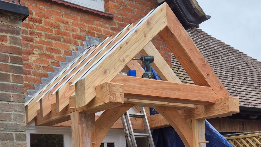 CM Carpentry Services Woking Builders bespoke porch