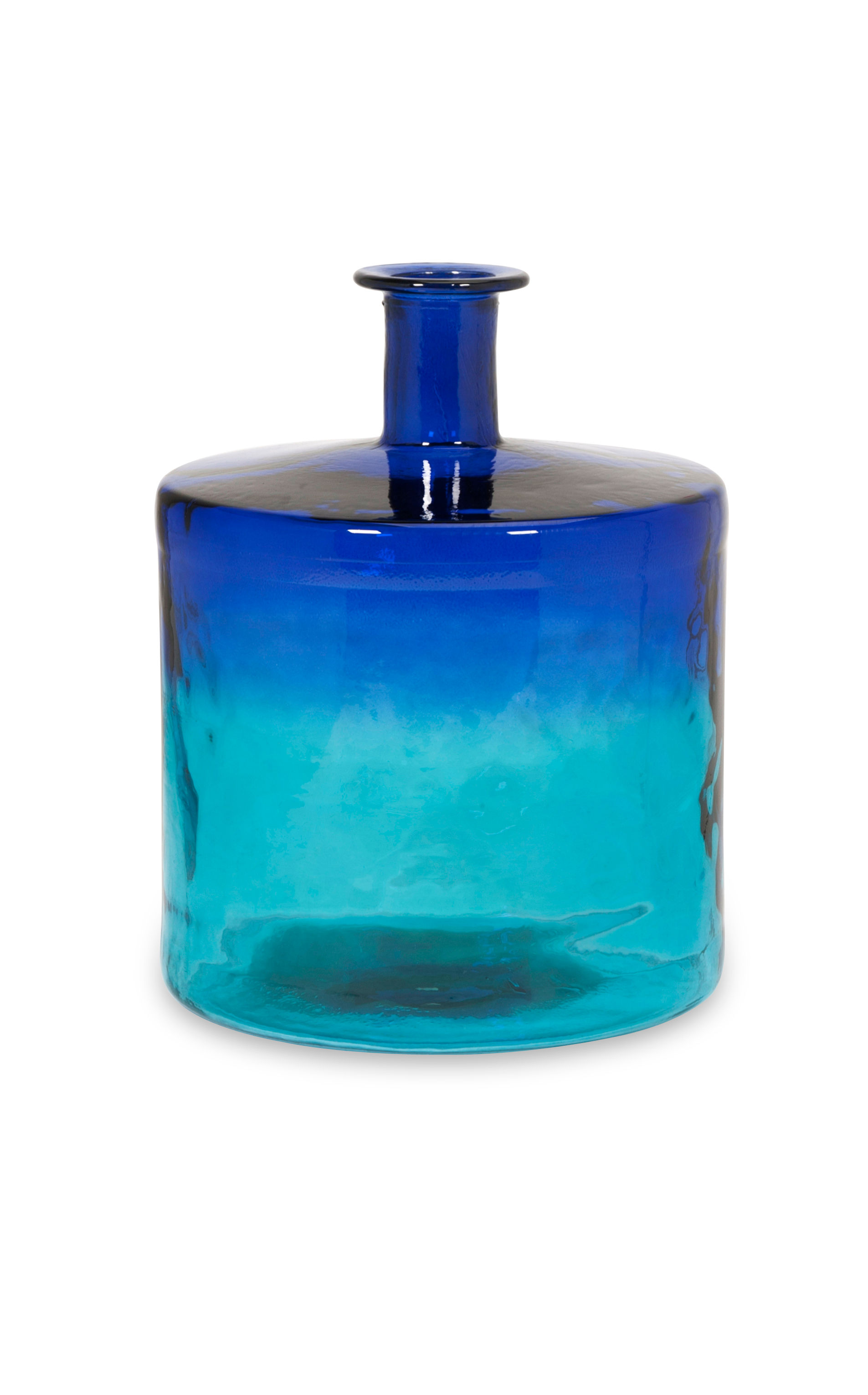 Luzon Short Oversized Recycled Glass Vase