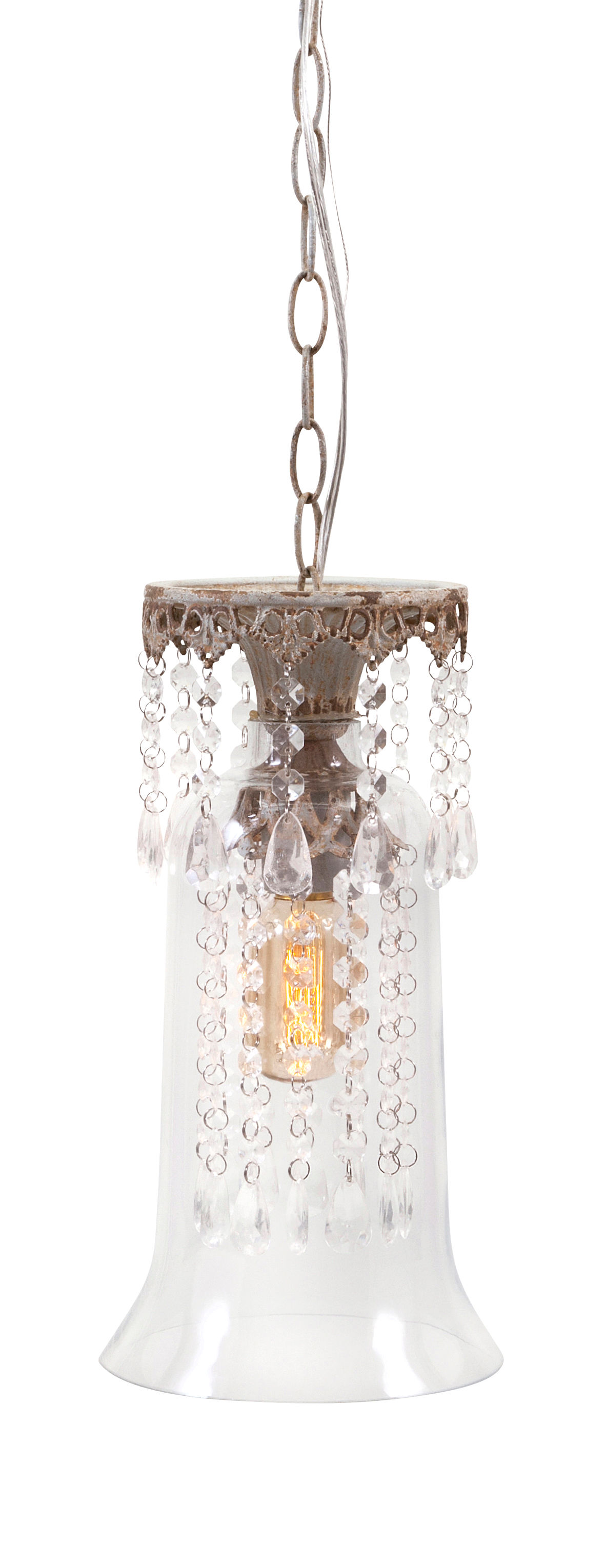 Whitney Glass Pendant Light