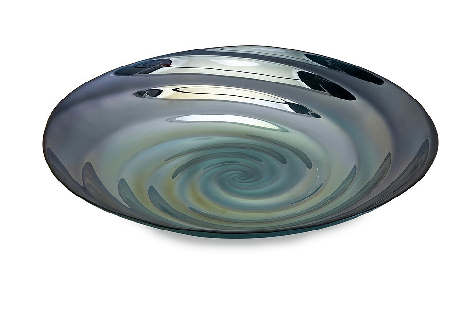 Moody Swirl Glass Tray