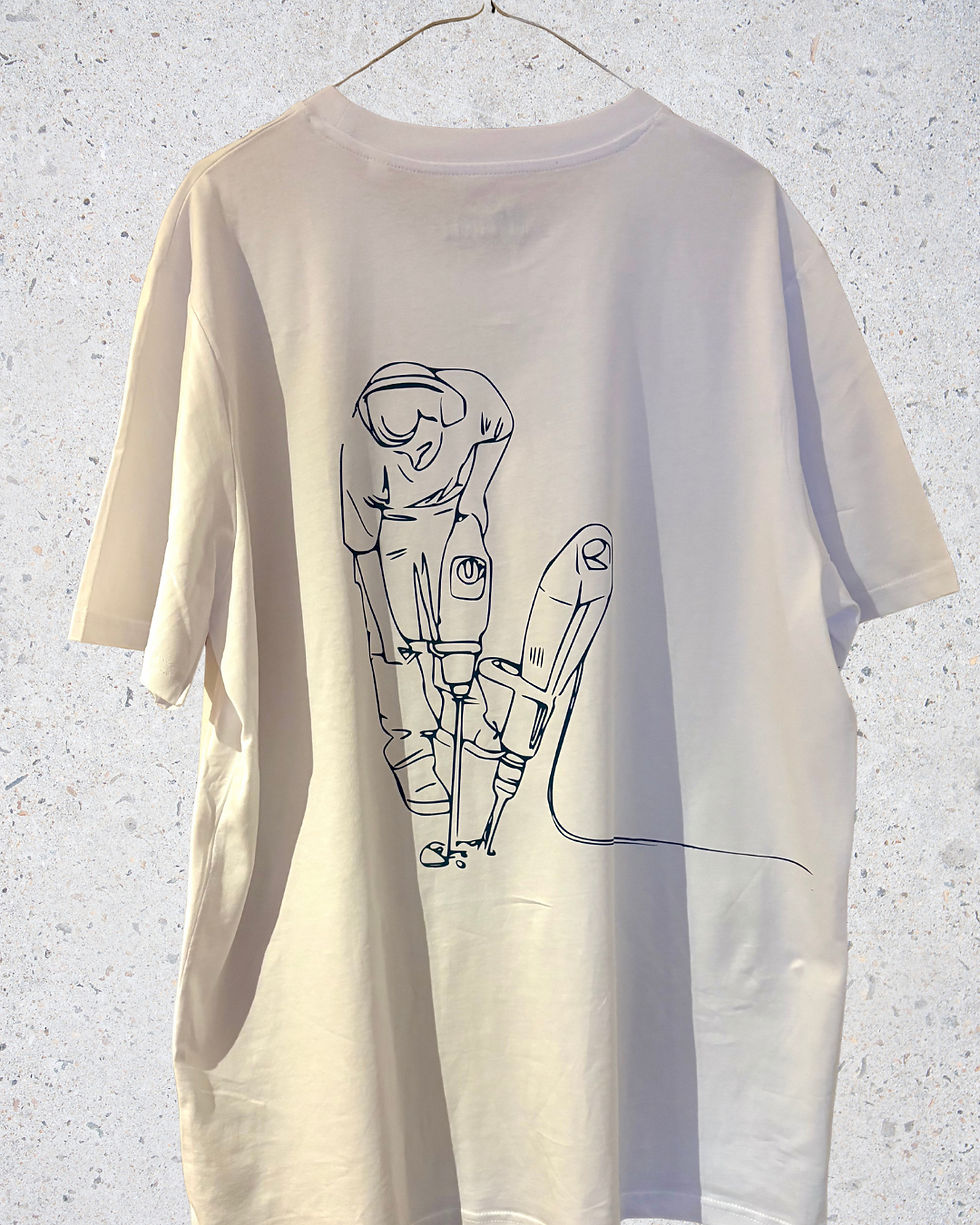 Thumbnail: T-shirt met rugprint