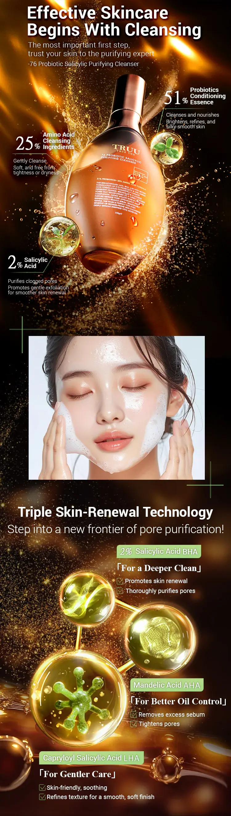 Thumbnail: TRUU | 76 Probiotic Salicylic Purifying Cleanser