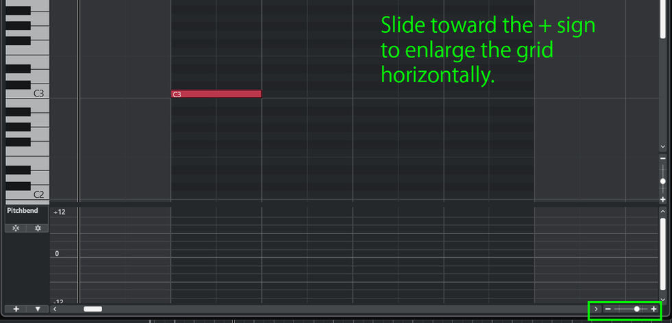 enlarge grid horizontally