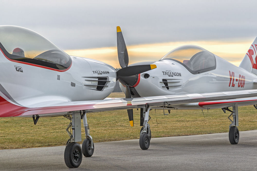 Tarragon we plan to export no less than 10 Latvian made aircraft next year