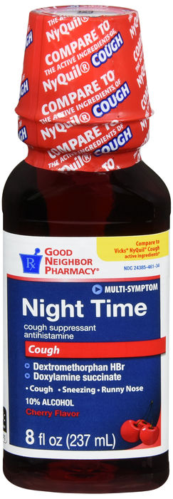 GNP NIGHT TIME CHRY CGH LIQ 8OZ
