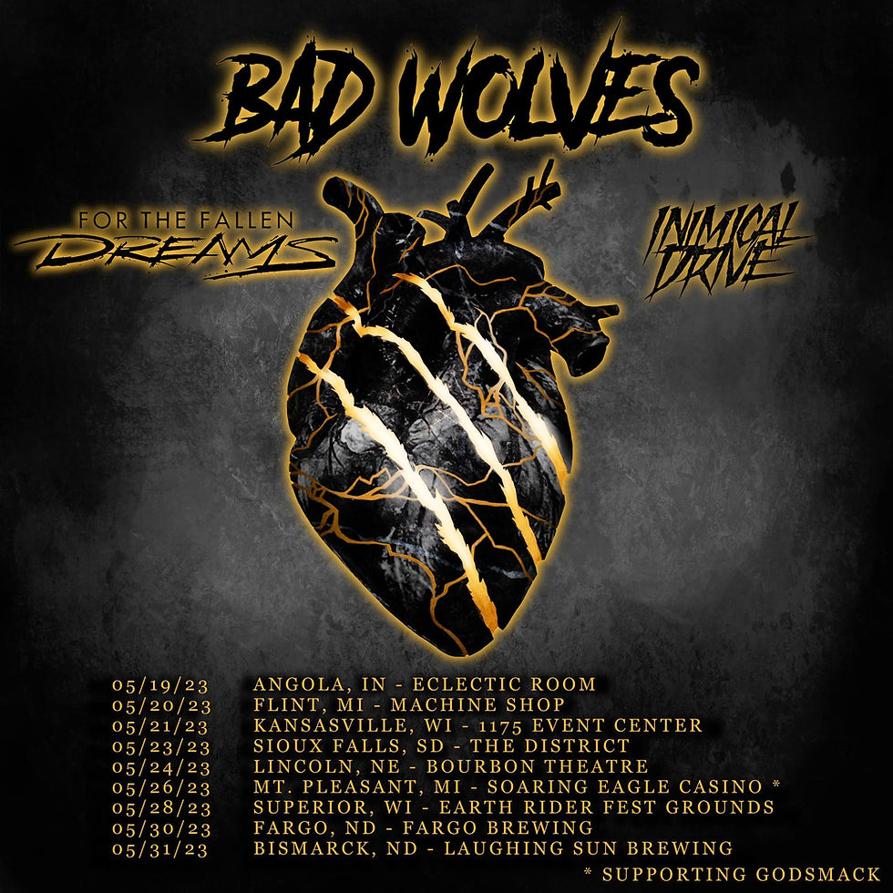 Bad Wolves Tour 2025