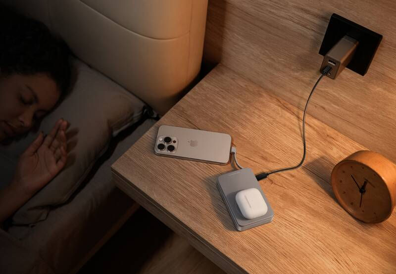 Miniatura: EcoFlow RAPID Magnetic Power Bank (10000mAh) - strieborná