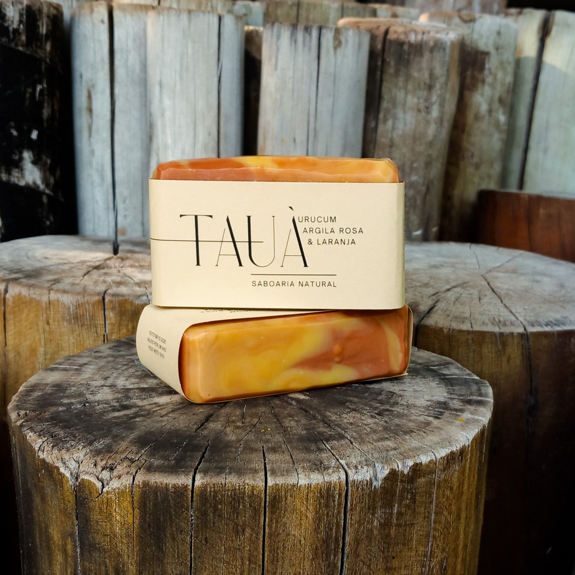 Sabonete Urucum, Argila Rosa & Laranja