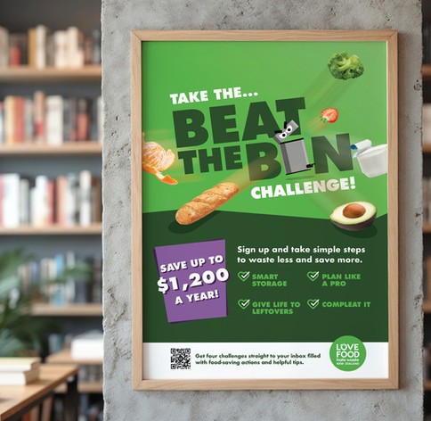 Love Food Hate Waste NZ Poster