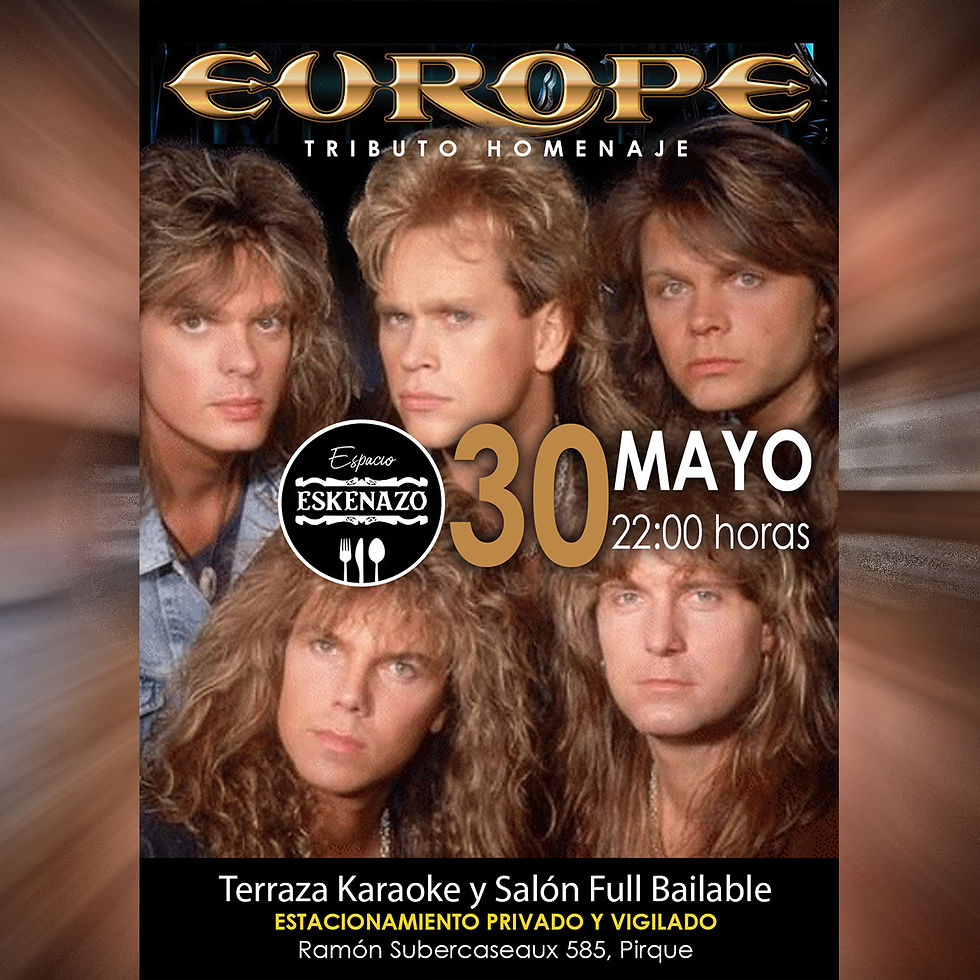 EUROPE la banda de Rock de los 80!