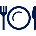 ナイフ、お皿、フォークのお食事アイコン.png