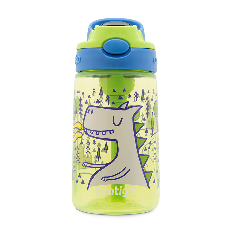 Contigo Aubrey Water Bottle (PP) 14oz (414ml) - Matcha Gummy w/ Fire Dragon