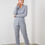 Thumbnail: Woman Button  Pyjamas Set (24549)