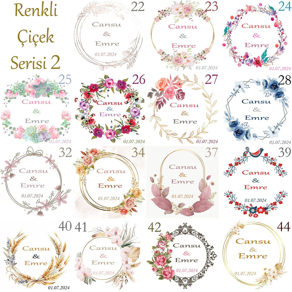 Küçük resim: Söz & Nişan, İsteme Set - Allah'ın Emri Tepsi, İsimli Cam Kutu Çikolata, 41 Kadife Gül, İsme Özel Kolonya 6