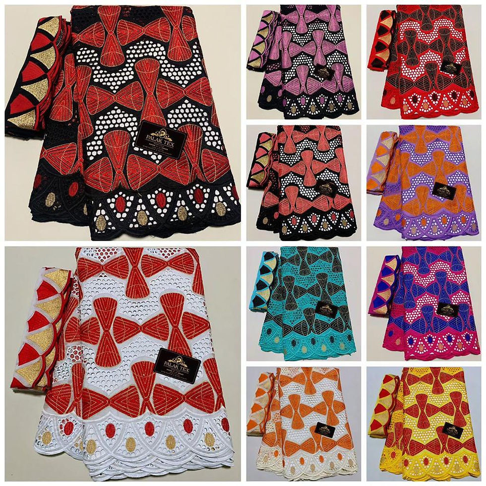 Miniature : brode AUTRICHE  coton% africain