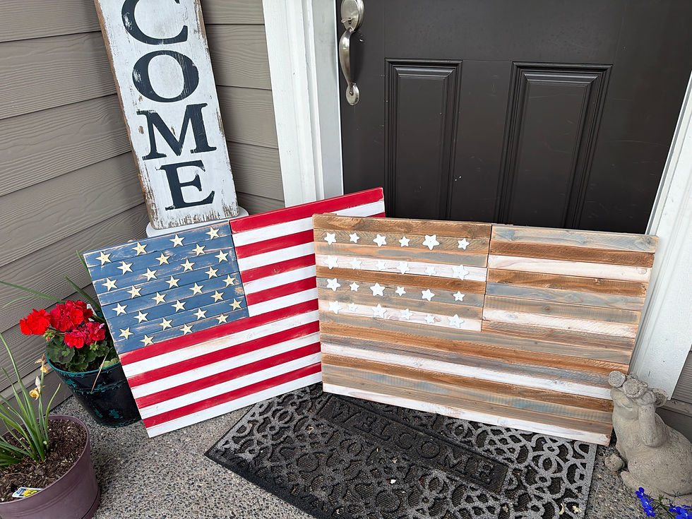 Thumbnail: Farmhouse Wood Flag