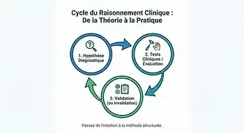 schéma du raisonnement clinique