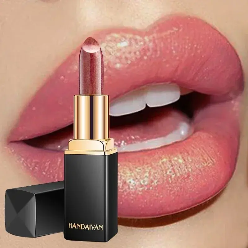 Brand Professional Lips Makeup Waterproof Shimmer Long Lasting Pigment Nude Pink
