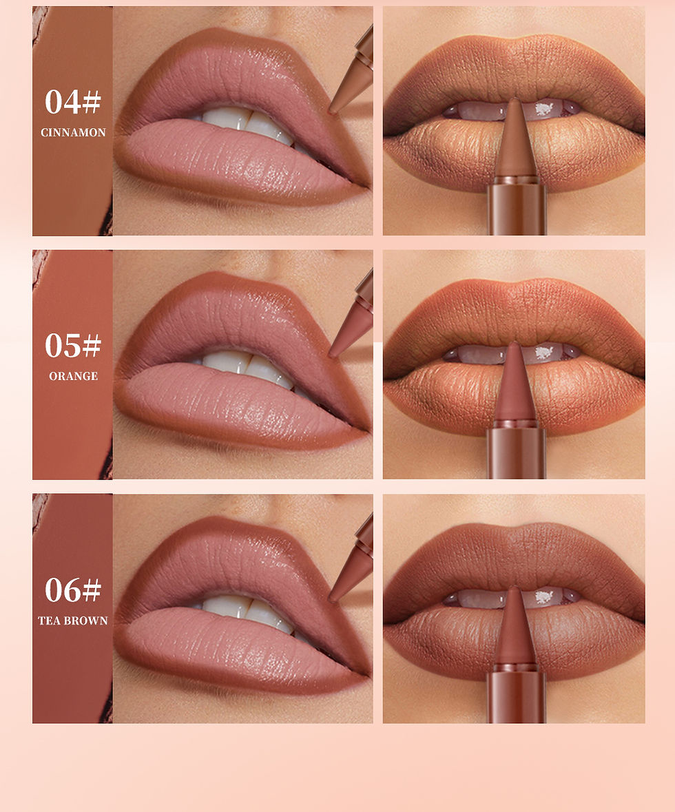 Thumbnail: Twist Up Lip Liner Lipstick Pen Multipurpose Powder Blusher Velvet Matte Waterpr