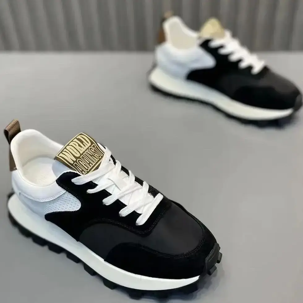 Thumbnail: Men's Shoes 2025 New Casual Sports Shoes, Fashionable and Breathable Running Sho