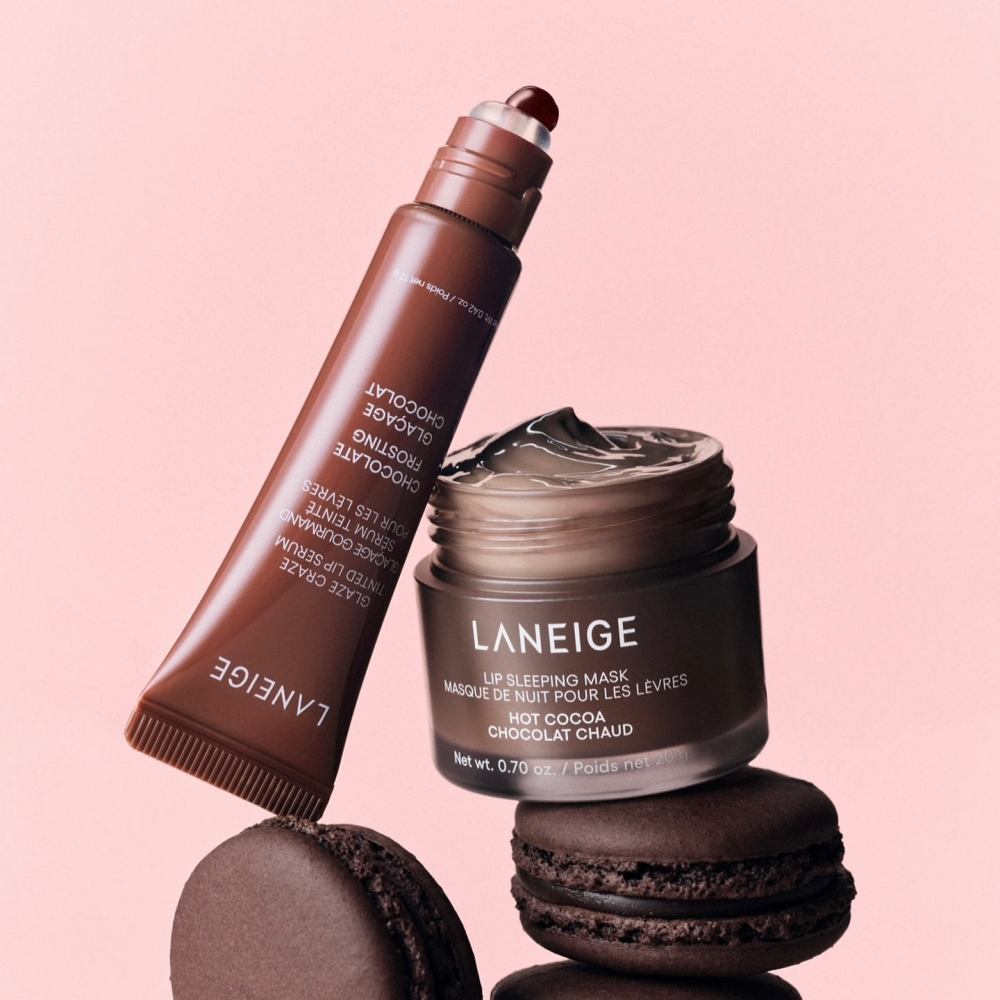 Laneige Donut Lip Balm Lightweight Hydrating Nourishing Mirror Lip Gloss Strawbe
