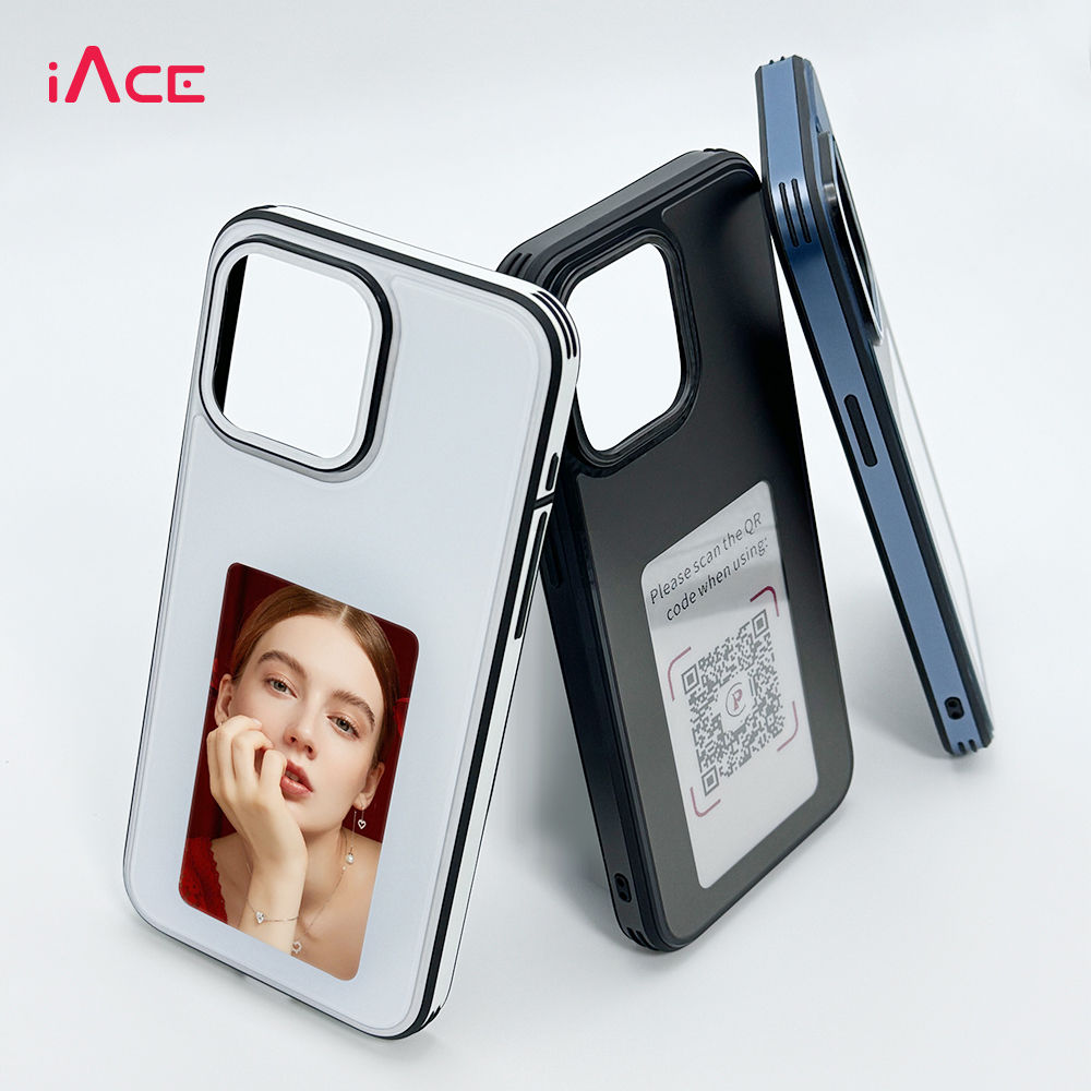 Luxury Designer Eink Phone case Magnetic Charging Nfc Phone case New Arrival E I