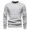 Thumbnail: AIOPESON Mens Crewneck Pullover Sweater Knitted Cotton Stripped Quality Autumn W