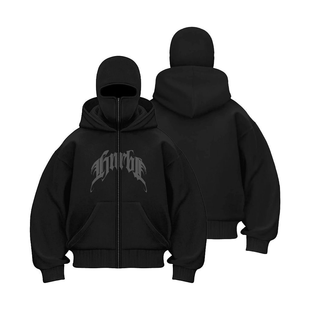 Autumn Winter Ninja jacket 100%cotton zip up hoodies Men's Women's Unisex Balacl