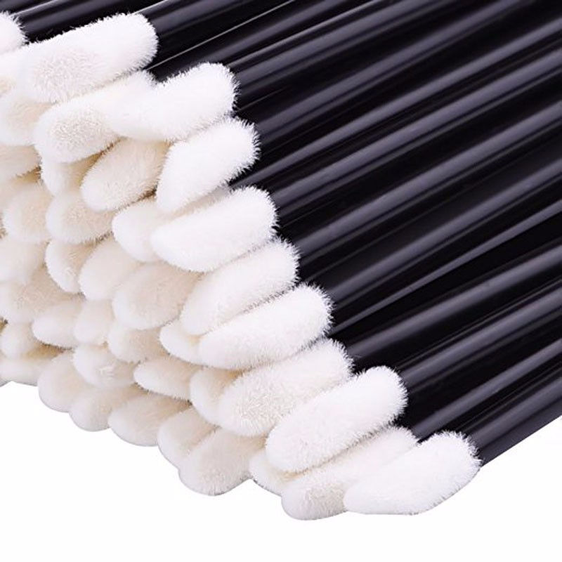 Thumbnail: Lanjinglin 50/100 Pieces Lip Brushes Lipstick Testers Wands Applicators for Make