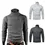 Thumbnail: 2025 Men's Warm Sweater Long Sleeve Turtleneck Sweater Retro Knitted  Pullover S