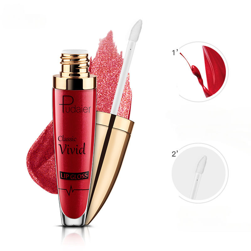 Thumbnail: Matte Glitter Liquid Lipsticks Diamond Shiny Lip Gloss Waterproof Long Lasting P