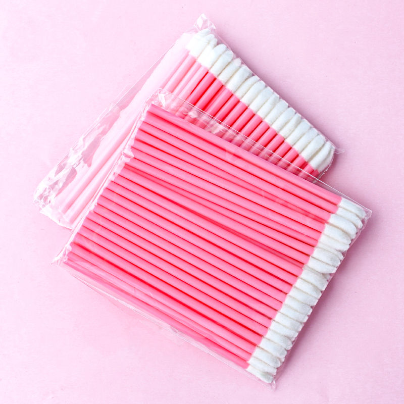 Thumbnail: Lanjinglin 50/100 Pieces Lip Brushes Lipstick Testers Wands Applicators for Make