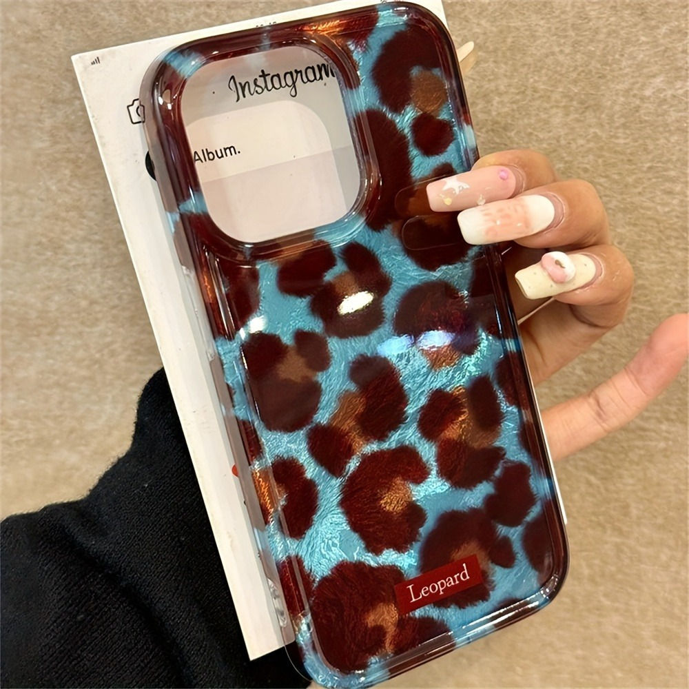 Simple Fashion Smudge Leopard Print Soft Phone Case For iPhone 17 Cases iPhone 1