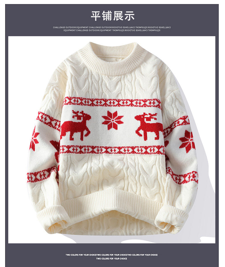 Thumbnail: 2024 Winter sweater new High End Luxury Cashmere Sweater Men Thick Warm Mens Swe