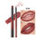 Thumbnail: QIBEST 2pcs Lipstick Lipliner Pen Set Matte Velvet Lip Liner Pencil Contour Make