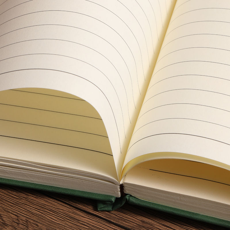 Thumbnail: 200pages A5 Leather Notebook with Leather Notebook Cover, Personalized Soft Cove
