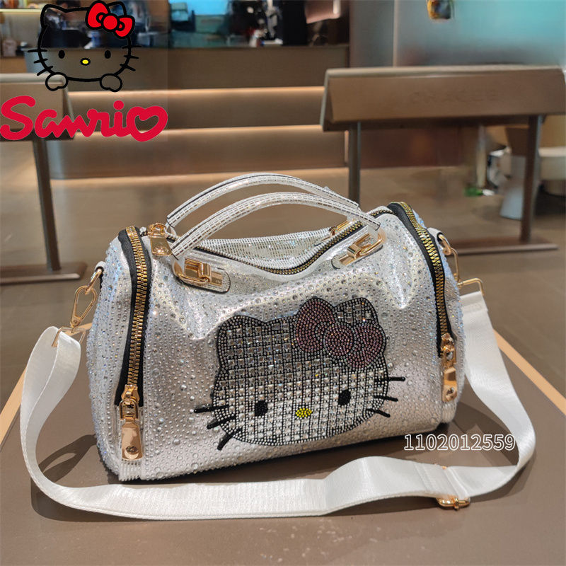 Hello Kitty New Diamond-studded Women's Handbag Fashionable Diamond-studded Wome