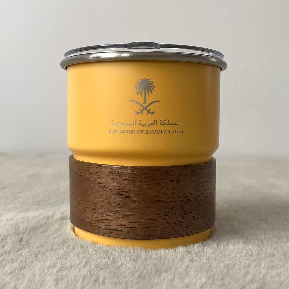 Thumbnail: Saudi Arabia Emblem Logo 300ML Coffee Cup Wholesale Outdoor Camping Stainless St
