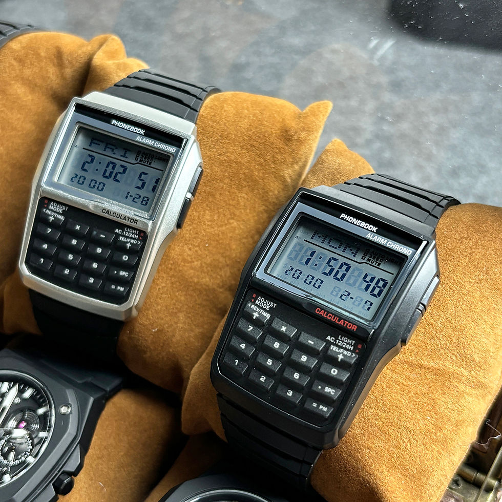 Thumbnail: Men's Top Luxury LED Multifunction Calculator Watch Luminous Electronic Numeric 