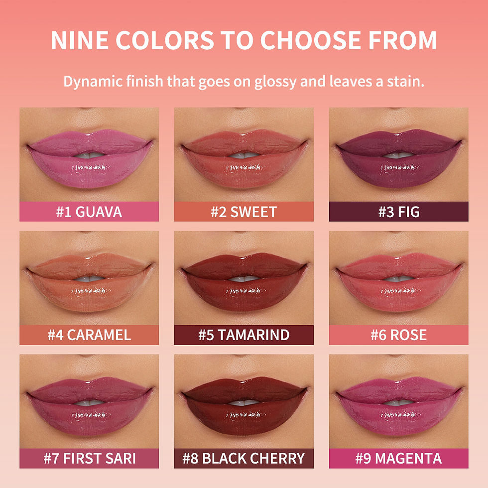 Thumbnail: Staining Lip Oil Kulfée Lip gloss Lip Stain 2-in-1 Long-Lasting Deep Hydrating 