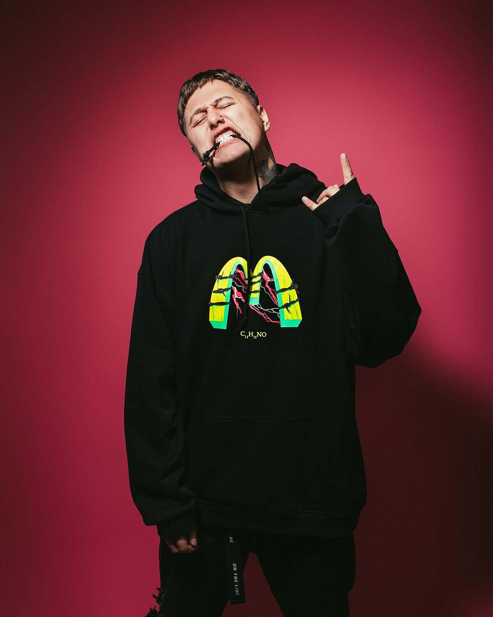 Thumbnail: Vintage Pullover Men's Hoodies Funny Graphic Hip Hop Graphic Goth Hooded Sweatsh