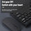 Thumbnail: Rapoo 8210M Multi-Device Wireless Keyboard and Mouse Kit ABNT2 Portuguese Brazil