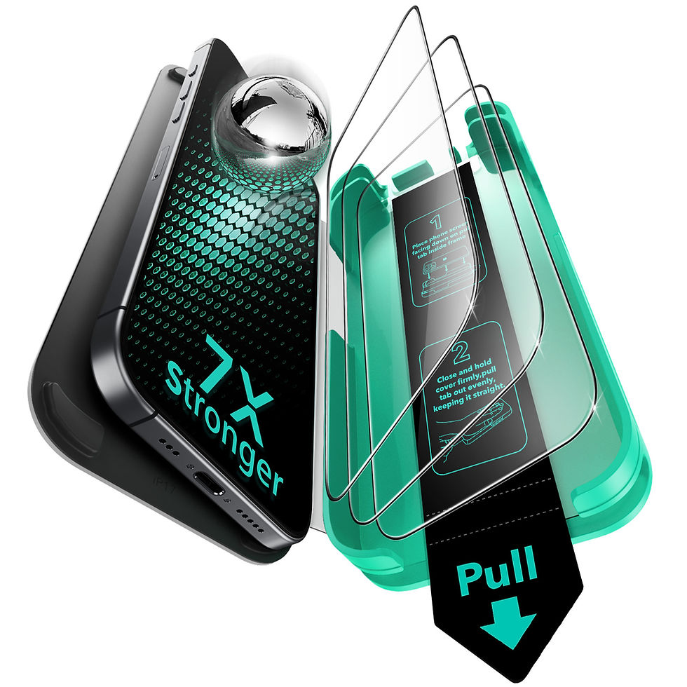 Thumbnail: ESR for 3 Pack iPhone 17/16/15/14/13 Pro Max Screen Protector Armorite Tempered 
