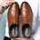 Thumbnail: Men Oxford Shoes Luxury Leather Brogue Shoes Male Classic Business Formal Shoes
