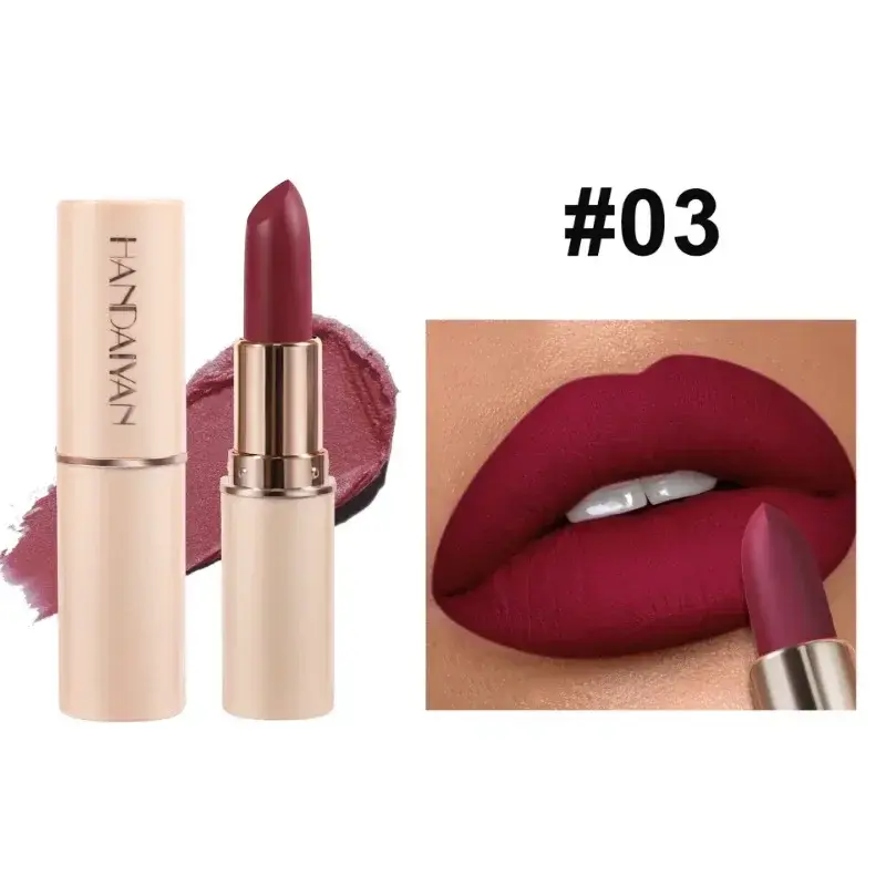 Thumbnail: 8 Colors Matte Lipstick Waterproof Velvet Nude Sexy Red Lip Gloss Long Lasting N