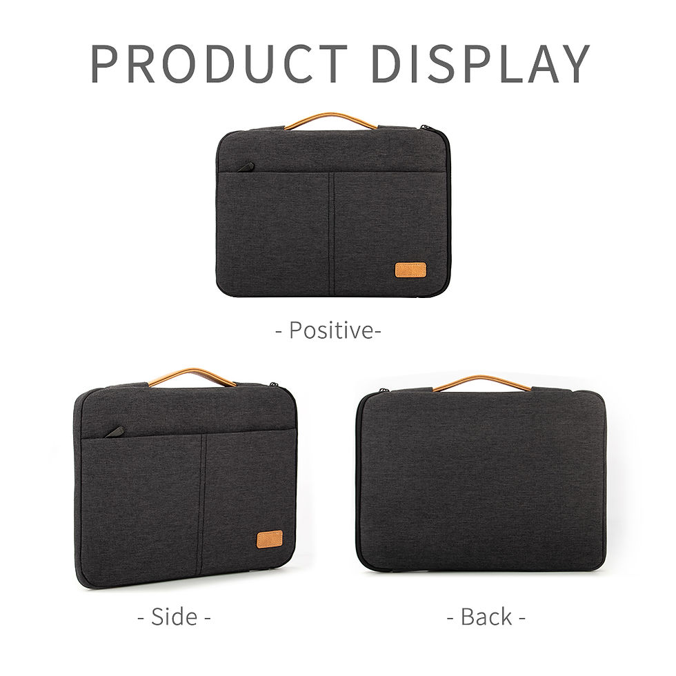 Thumbnail: Laptop Sleeve bag 14 15.6 Inch Notebook Pouch For Macbook HP Dell Acer Shockproo