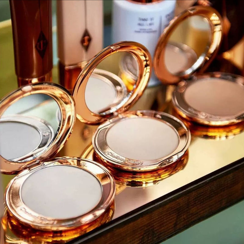 Thumbnail: Hot Rose Gold Facial Flawless Setting Powder Three-Dimensional Shadow Palette Co