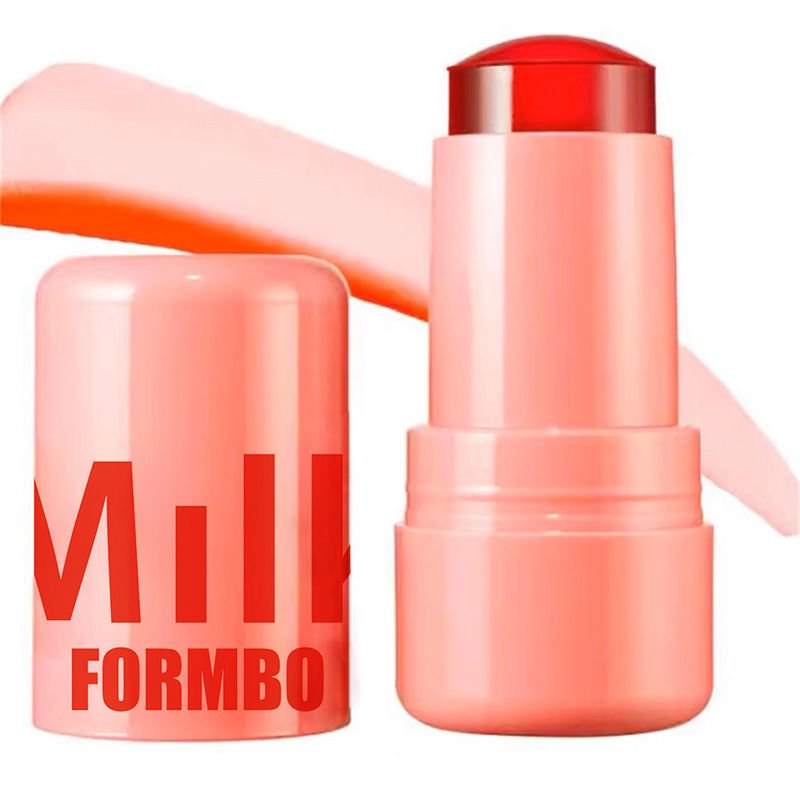 Thumbnail: 3-in-1 Milk Jelly Tint Facial Blusher Wand Moisturized Long Lasting Matte Rouge 