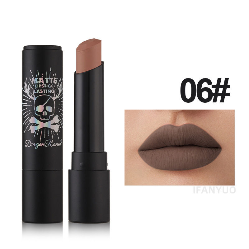 Thumbnail: New 12 Colors Matte Lipsticks Waterproof Pink Black Blue Velvet Lipstick Long La