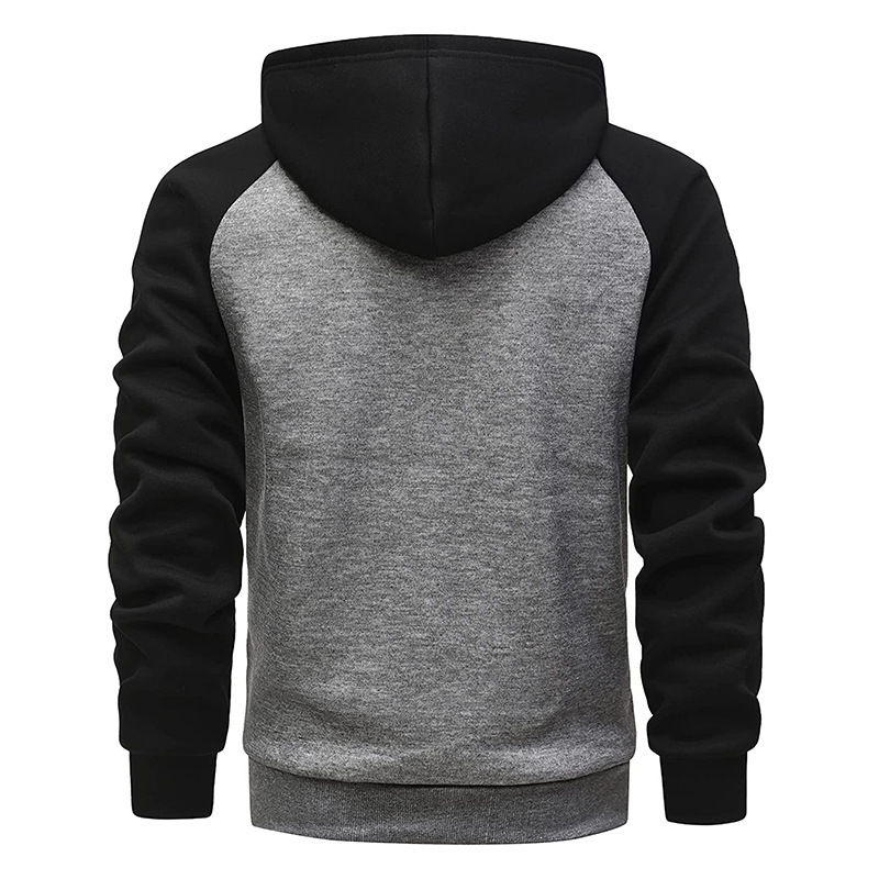 Thumbnail: Men Sweatshirt 50 Years Logo Mustang Car Mens Jacket Tops Contrast Raglan Sleeve